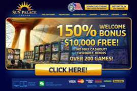 Sun palace casino free spins